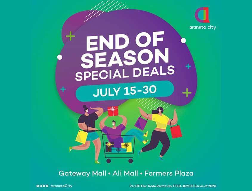 Buy on a Budget with Araneta City’s End of Season Special Deals