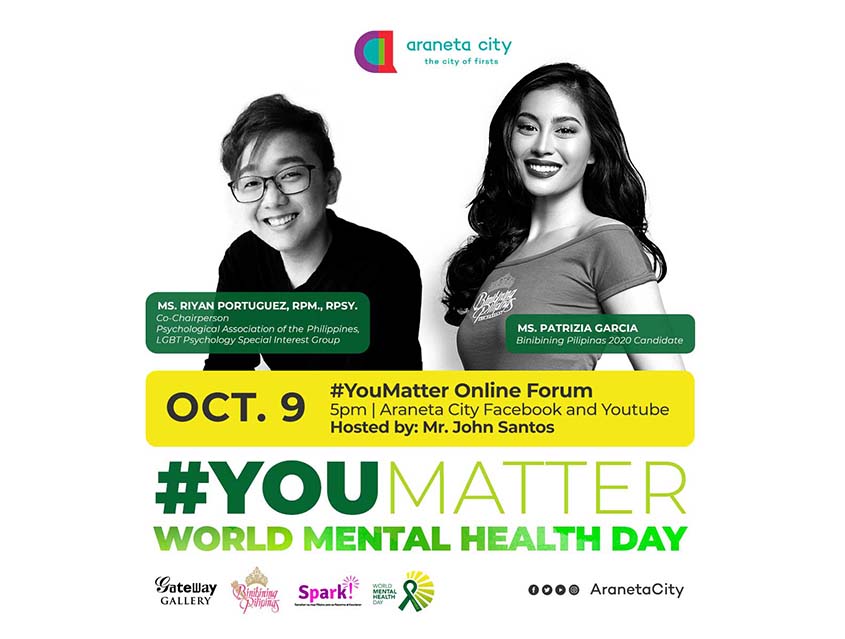Araneta City celebrates #YouMatter on World Mental Health Day